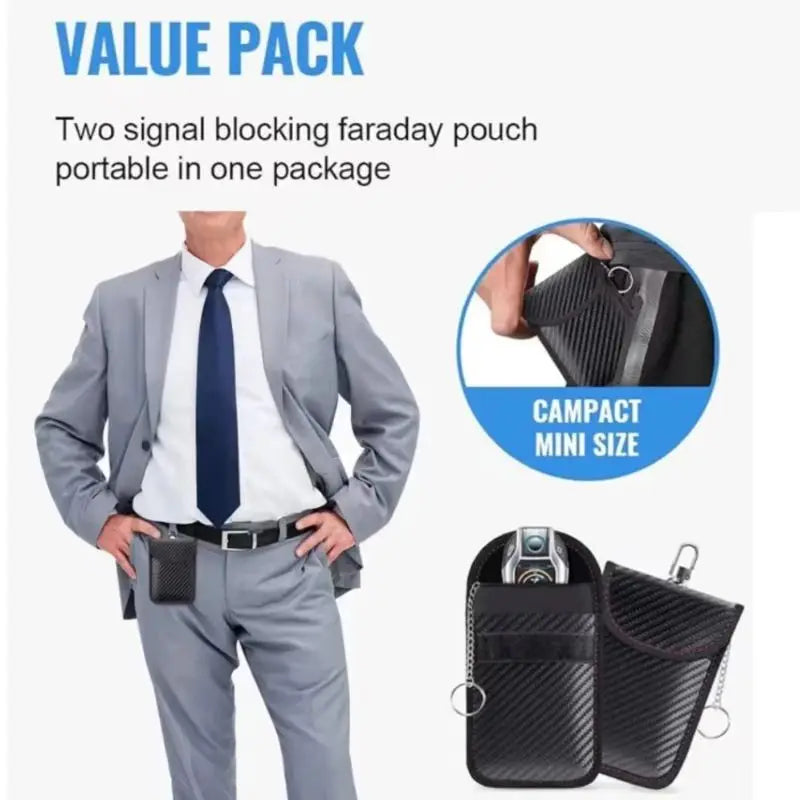 Faraday Lab™ Anti-Theft Key Fob Pouch