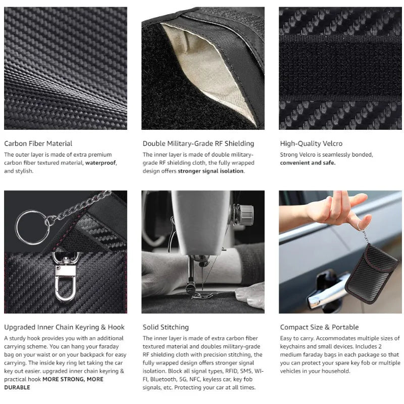 Faraday Lab™ Anti-Theft Key Fob Pouch